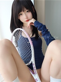 发条少女（迷之呆梨) NO.129 2022.8 Fantia 会员合集テニスをするのはとても暑(19)